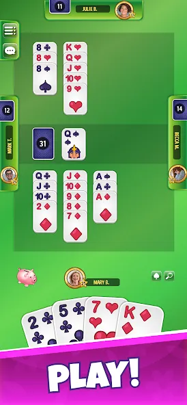 Burraco - Online, multiplayer (Буррако Итальяно) МОД/Взлом [Бесконечные деньги, Монеты и Мега MOD] Screenshot 1