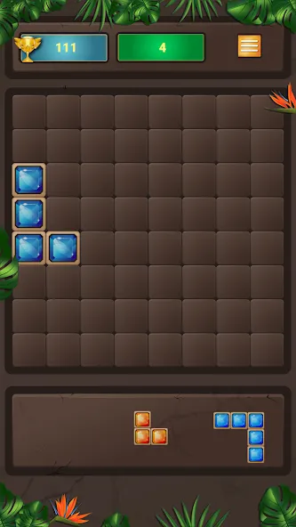 Block Puzzle (Блокголоволомка) МОД/Взлом [Меню, Бесконечные монеты и Открытые уровни] Screenshot 3