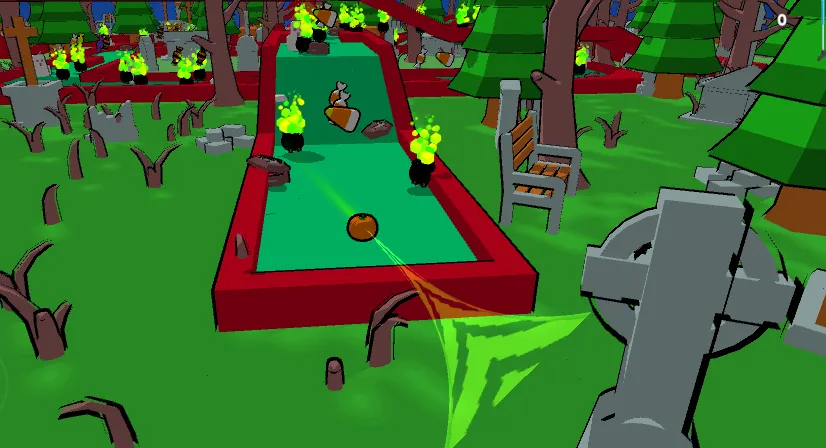 MiniGolf Madness: Halloween (МиниГольф безумие) МОД/Взлом [Много монет, Открытые уровни и Мега MOD] Screenshot 5