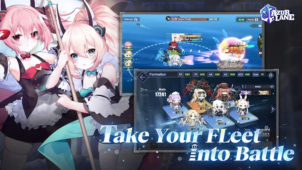 Azur Lane (Азур Лейн) МОД/Взлом [Все открыто, Дополнительные деньги и Меню MOD] Screenshot 3