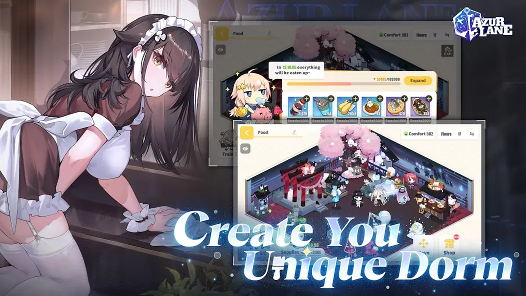 Azur Lane (Азур Лейн) МОД/Взлом [Все открыто, Дополнительные деньги и Меню MOD] Screenshot 4