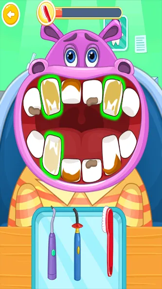 Children's doctor : dentist МОД/Взлом [Много монет, Открытые уровни и Мега MOD] Screenshot 1