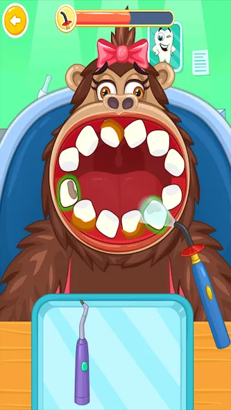 Children's doctor : dentist МОД/Взлом [Много монет, Открытые уровни и Мега MOD] Screenshot 4