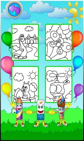 Coloring pages МОД/Взлом [Все открыто, Дополнительные деньги и Меню MOD] Screenshot 2