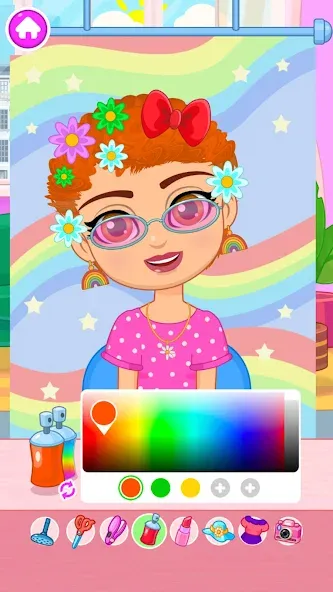 Hair salon МОД/Взлом [Все открыто, Дополнительные деньги и Меню MOD] Screenshot 3