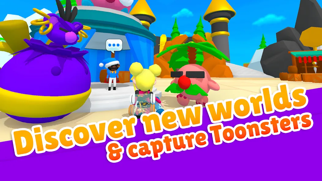 Toonsters: Crossing Worlds (Тунстерс) МОД/Взлом [Деньги, Монеты и Меню MOD] Screenshot 2