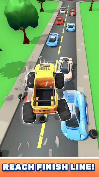 Monster Truck Rampage (Монстр Трак Рэмпейдж) МОД/Взлом [Меню, Бесконечные монеты и Открытые уровни] Screenshot 1