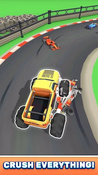 Monster Truck Rampage (Монстр Трак Рэмпейдж) МОД/Взлом [Меню, Бесконечные монеты и Открытые уровни] Screenshot 2