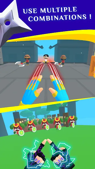 Ninja Hands (Ниндзя Хэндс) МОД/Взлом [Деньги, Монеты и Меню MOD] Screenshot 2