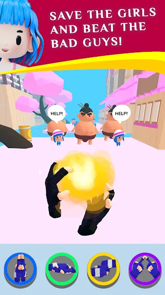 Ninja Hands (Ниндзя Хэндс) МОД/Взлом [Деньги, Монеты и Меню MOD] Screenshot 3