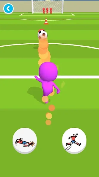 Soccer Runner (Сокер Раннер) МОД/Взлом [Деньги, Монеты и Меню MOD] Screenshot 2