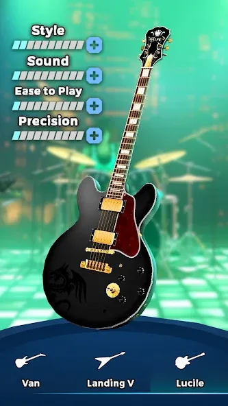 Guitar Band: Rock Battle (Гитарная группа) МОД/Взлом [Бесконечные деньги, Монеты и Мега MOD] Screenshot 2