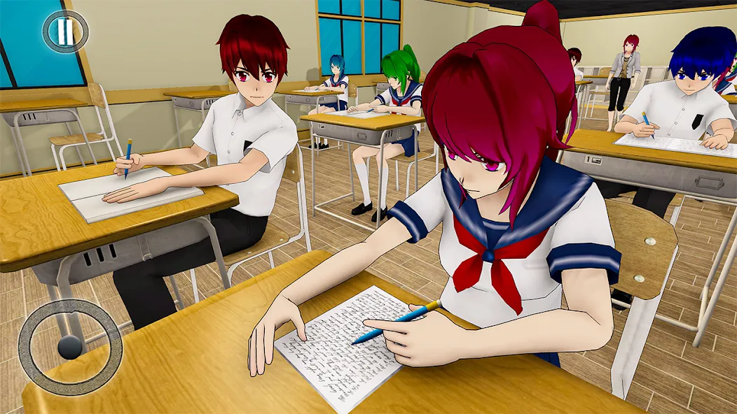 Anime Girl School Teacher 3D МОД/Взлом [Все открыто, Дополнительные деньги и Меню MOD] Screenshot 1