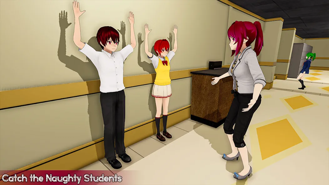Anime Girl School Teacher 3D МОД/Взлом [Все открыто, Дополнительные деньги и Меню MOD] Screenshot 3