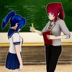 Скачать Anime Girl School Teacher 3D взлом (Много денег) на Андроид бесплатно
