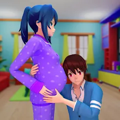 Скачать Взломанная Pregnant Mother Family Life (много денег и все открыто) на Андроид