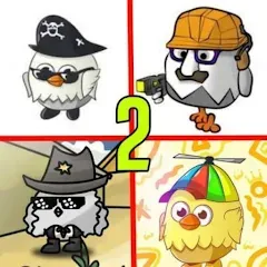 Скачать Взломанная Угадай ютубера Chicken Gun 2 на андроид с бесконечными подсказками