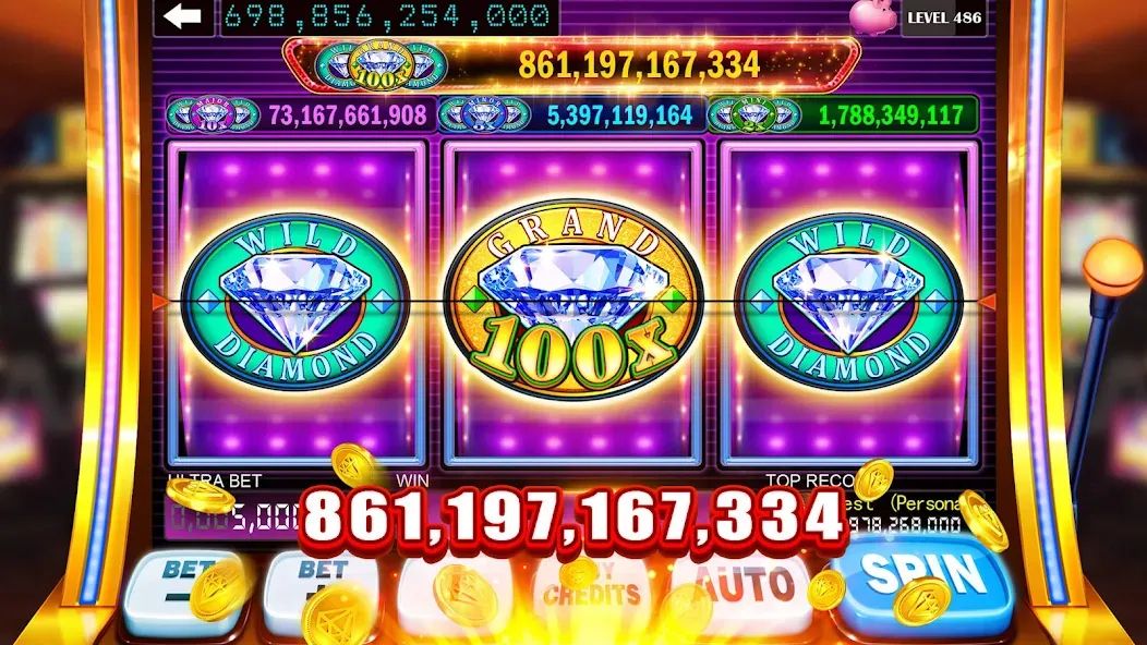 Classic Slots™ - Casino Games (Классические слоты) МОД/Взлом [Бесконечные деньги, Монеты и Мега MOD] Screenshot 1