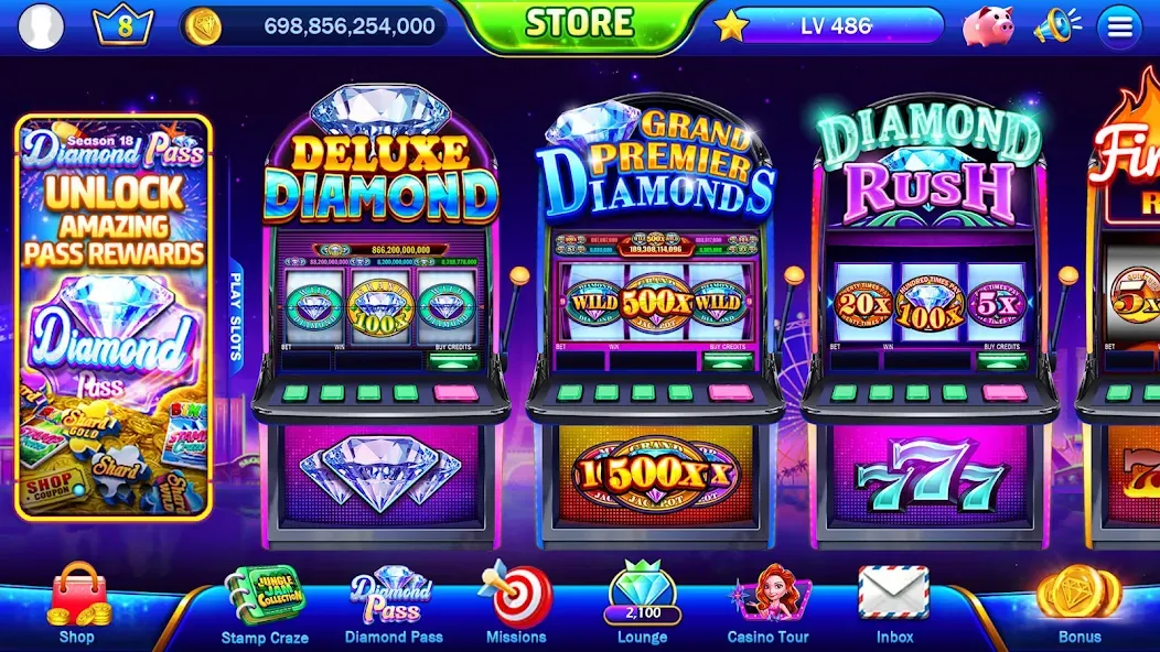 Classic Slots™ - Casino Games (Классические слоты) МОД/Взлом [Бесконечные деньги, Монеты и Мега MOD] Screenshot 2