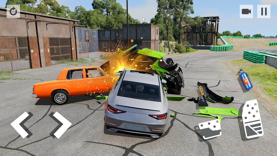 Car Crash Game (Кар Краш Гейм) МОД/Взлом [Меню, Бесконечные монеты и Открытые уровни] Screenshot 2