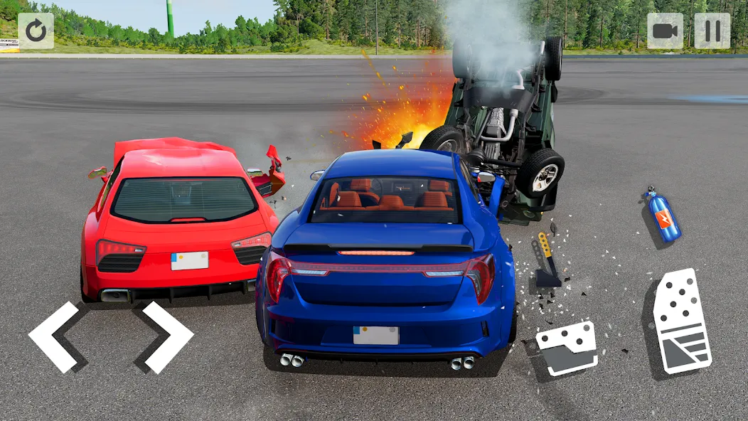 Car Crash Game (Кар Краш Гейм) МОД/Взлом [Меню, Бесконечные монеты и Открытые уровни] Screenshot 5