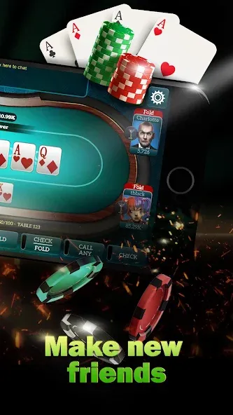 Live Poker Tables–Texas holdem МОД/Взлом [Бесконечные деньги, Монеты и Мега MOD] Screenshot 2