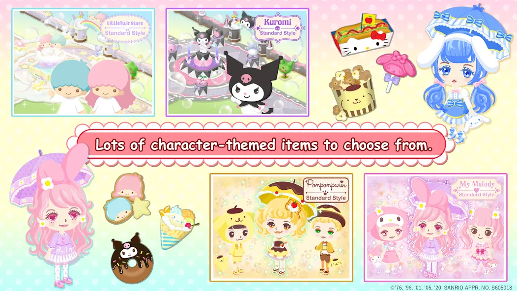HelloKittyWorld2 Sanrio Kawaii (ХеллоуКиттиВорлд2 Санрио Каваии) МОД/Взлом [Все открыто, Дополнительные деньги и Меню MOD] Screenshot 4