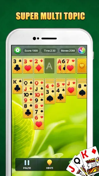 Solitaire Puzzle : Card Jigsaw (Солитер головоломка) МОД/Взлом [Деньги, Монеты и Меню MOD] Screenshot 4