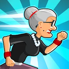 Скачать взломанную Angry Gran Run на Андроид бесплатно (Мод: много денег)