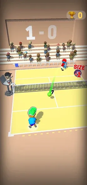 Deuce Hit! (Tennis) МОД/Взлом [Меню, Бесконечные монеты и Открытые уровни] Screenshot 3