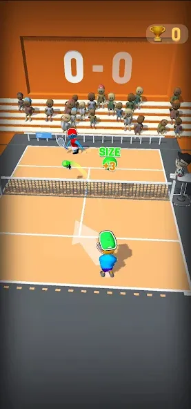 Deuce Hit! (Tennis) МОД/Взлом [Меню, Бесконечные монеты и Открытые уровни] Screenshot 4