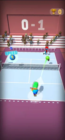 Deuce Hit! (Tennis) МОД/Взлом [Меню, Бесконечные монеты и Открытые уровни] Screenshot 5