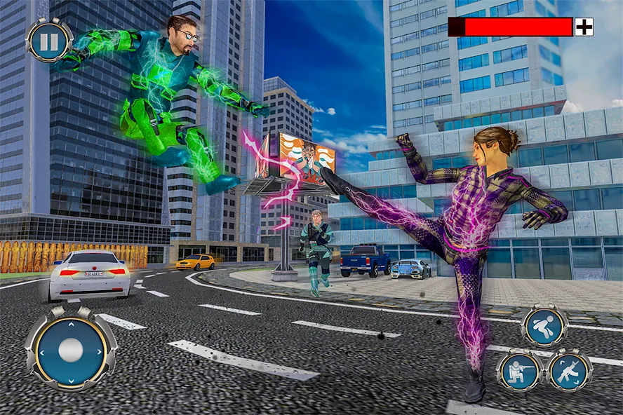 Light Superhero Speed Hero МОД/Взлом [Все открыто, Дополнительные деньги и Меню MOD] Screenshot 4
