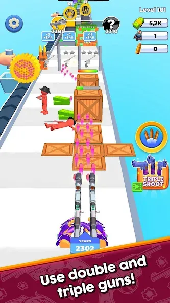 Weapon Craft Run (Уипон Крафт Ран) МОД/Взлом [Много монет, Открытые уровни и Мега MOD] Screenshot 2
