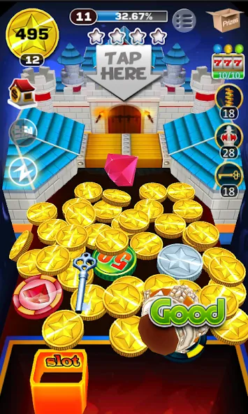 AE Coin Mania : Arcade Fun (Эй Это Мания Монет) МОД/Взлом [Все открыто, Дополнительные деньги и Меню MOD] Screenshot 3