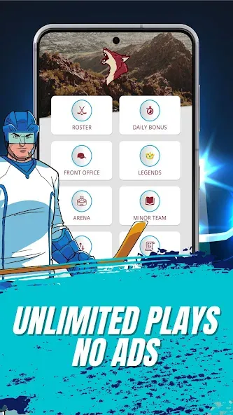 Astonishing Hockey Manager (Астонишинг Хоккей Менеджер) МОД/Взлом [Деньги, Монеты и Меню MOD] Screenshot 3