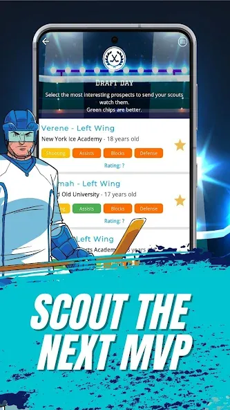 Astonishing Hockey Manager (Астонишинг Хоккей Менеджер) МОД/Взлом [Деньги, Монеты и Меню MOD] Screenshot 4