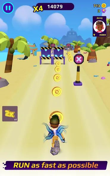 PKXD Runner (ПКХД Раннер) МОД/Взлом [Бесконечные деньги, Монеты и Мега MOD] Screenshot 1