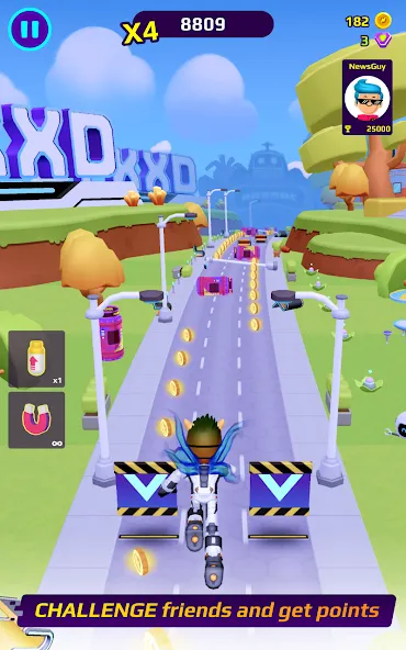PKXD Runner (ПКХД Раннер) МОД/Взлом [Бесконечные деньги, Монеты и Мега MOD] Screenshot 2