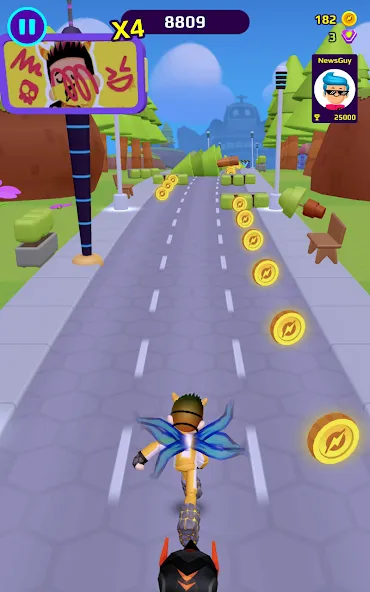 PKXD Runner (ПКХД Раннер) МОД/Взлом [Бесконечные деньги, Монеты и Мега MOD] Screenshot 5