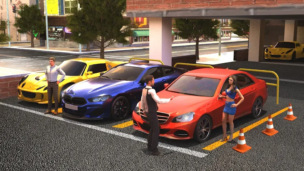 Luxury Car Parking Games МОД/Взлом [Много монет, Открытые уровни и Мега MOD] Screenshot 2