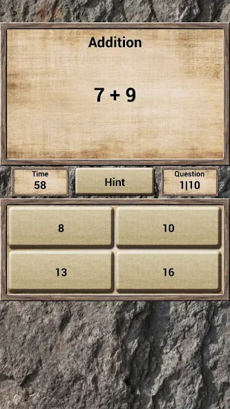 Math - Quiz Game МОД/Взлом [Меню, Бесконечные монеты и Открытые уровни] Screenshot 1