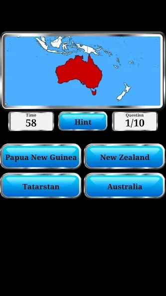 World Geography - Quiz Game МОД/Взлом [Много денег, Монет и Все открыто] Screenshot 2