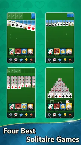 Aged Solitaire Collection МОД/Взлом [Деньги, Монеты и Меню MOD] Screenshot 1