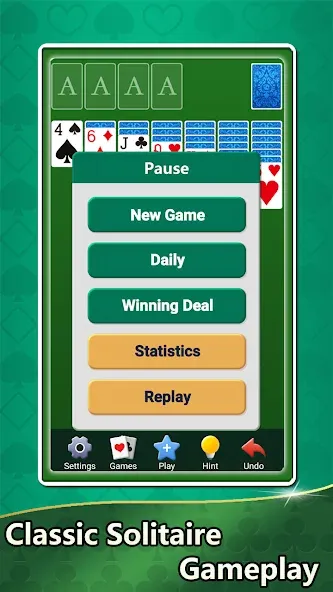 Aged Solitaire Collection МОД/Взлом [Деньги, Монеты и Меню MOD] Screenshot 2