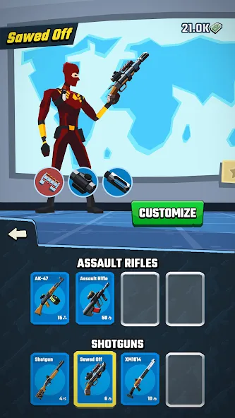 Agent Action -  Spy Shooter (Эйджент Экшн) МОД/Взлом [Деньги, Монеты и Меню MOD] Screenshot 5