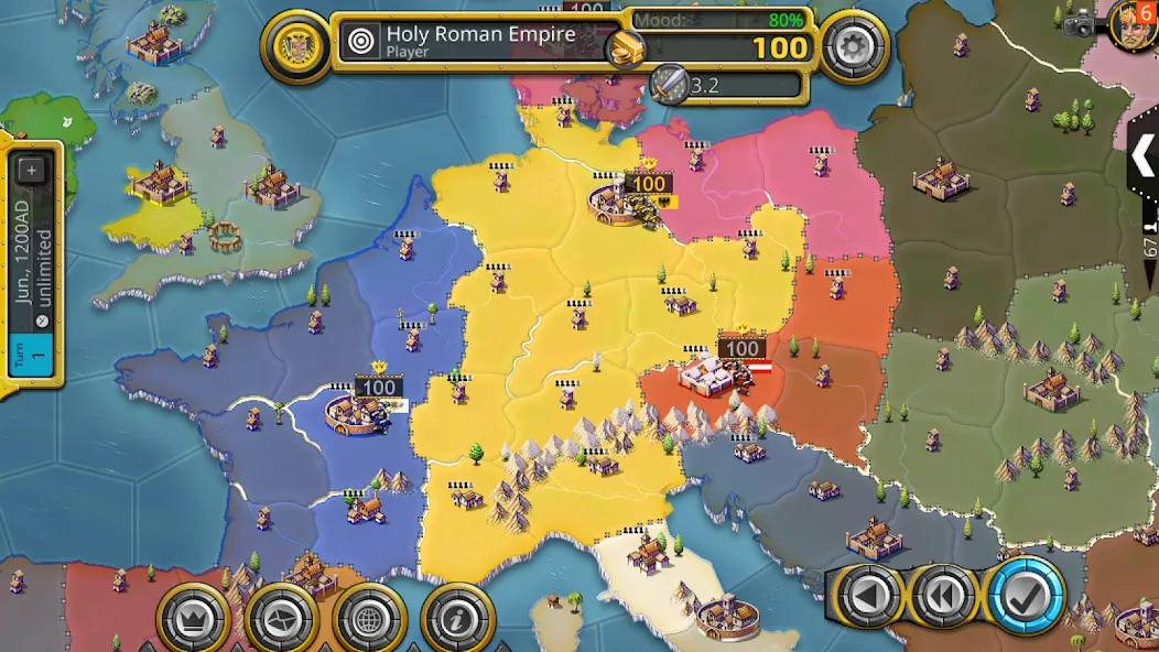Age of Conquest IV (Эйдж оф Конквест ) МОД/Взлом [Меню, Бесконечные монеты и Открытые уровни] Screenshot 1