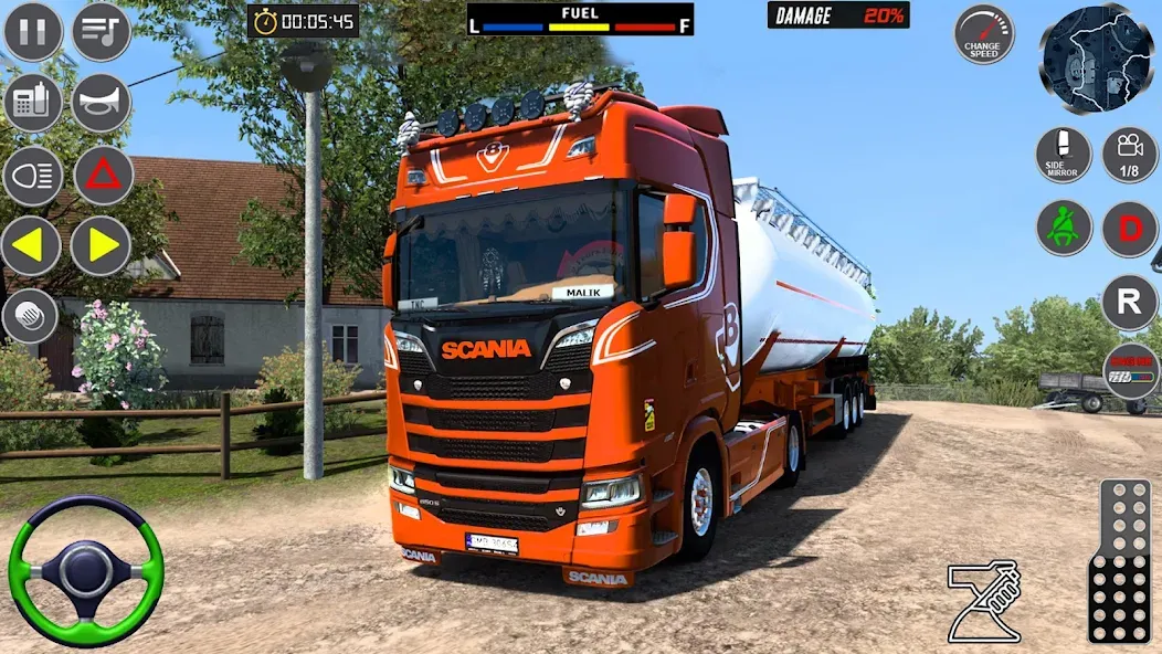 Oil Tanker Transport Simulator МОД/Взлом [Деньги, Монеты и Меню MOD] Screenshot 2