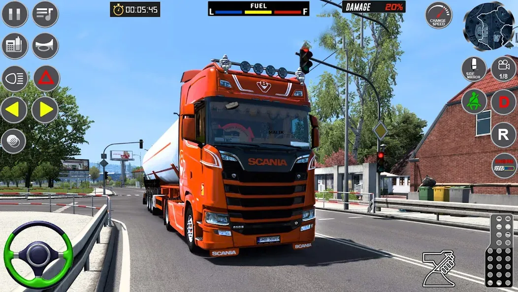 Oil Tanker Transport Simulator МОД/Взлом [Деньги, Монеты и Меню MOD] Screenshot 5