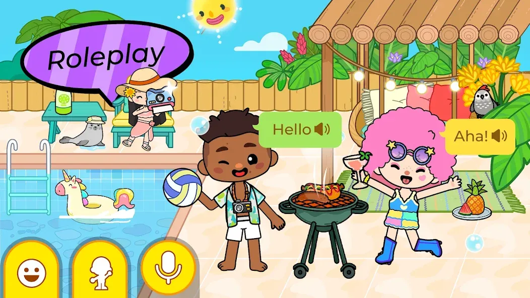 Aha World: Baby Care (Аха Ворлд) МОД/Взлом [Много монет, Открытые уровни и Мега MOD] Screenshot 3